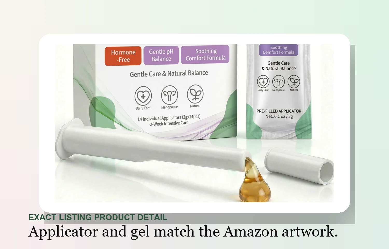 Precilyx applicator and gel detail matched to the Amazon listing artwork